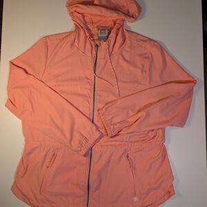 Avalanche Outdoor Supply Co Women’s XL Coral Peach Hooded Lightweight Jacket